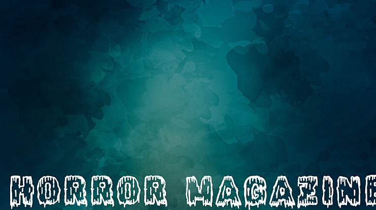 Horror Magazine Font