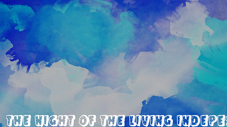 The Night of The Living Indepes Font