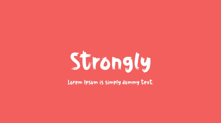 Strongly Font