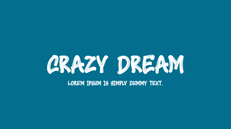 Crazy Dream Font