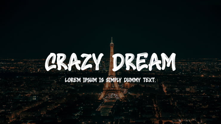 Crazy Dream Font