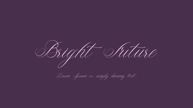 Bright Future Font