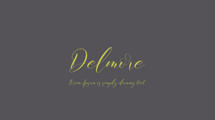 Delmore Font Family