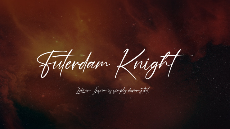 Futerdam Knight Font Family