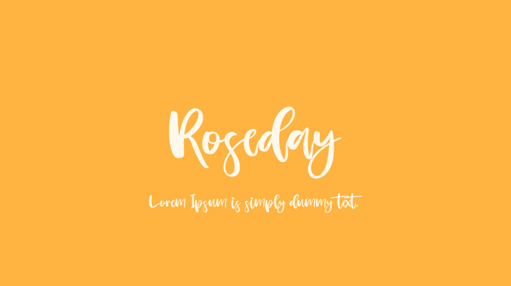 Roseday Font Family