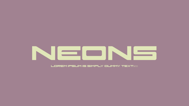 Neons Font