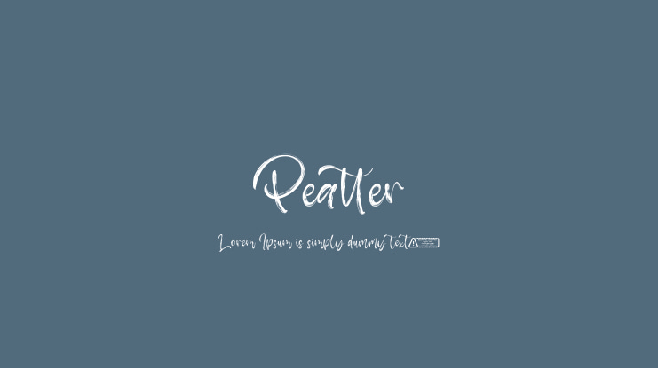 Peatter Font