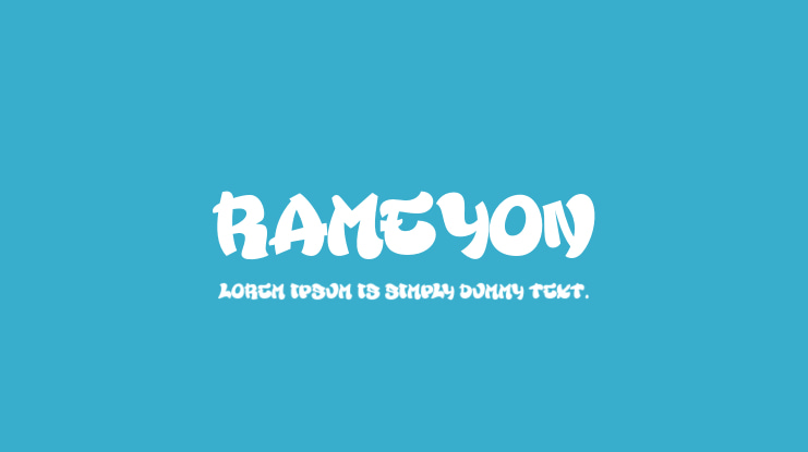 Rameyon Font