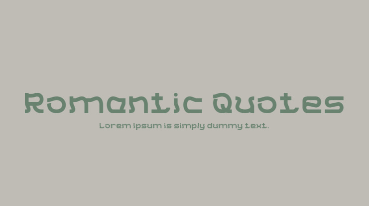Romantic Quotes Font