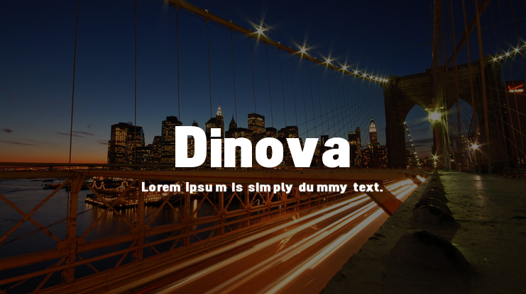 Dinova Font
