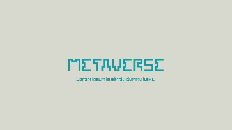 METAVERSE Font