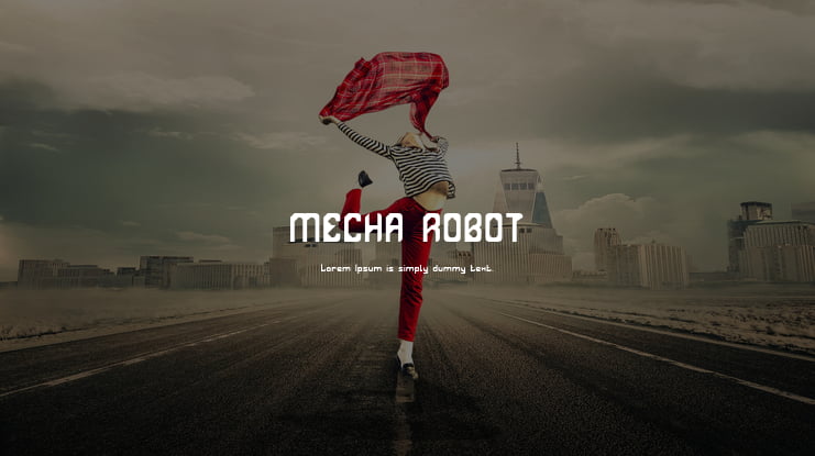 MECHA ROBOT Font