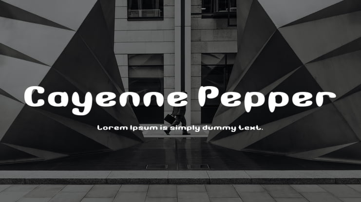 Cayenne Pepper Font