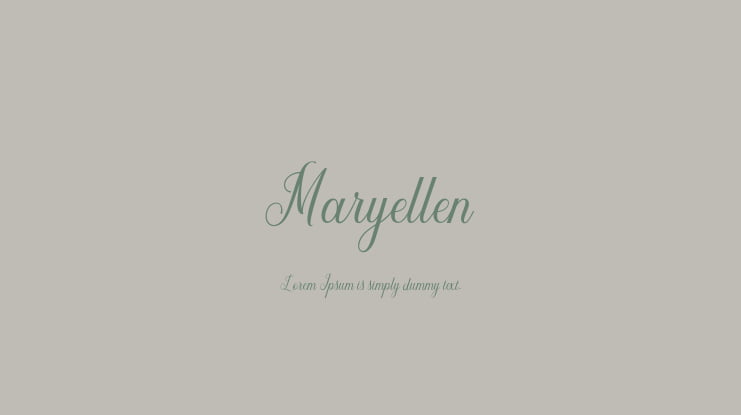 Maryellen Font