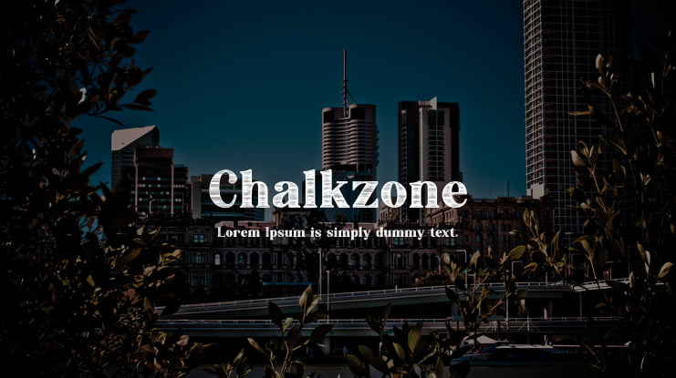 Chalkzone Font