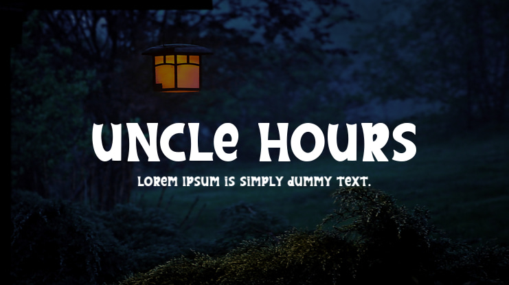 Uncle Hours Font