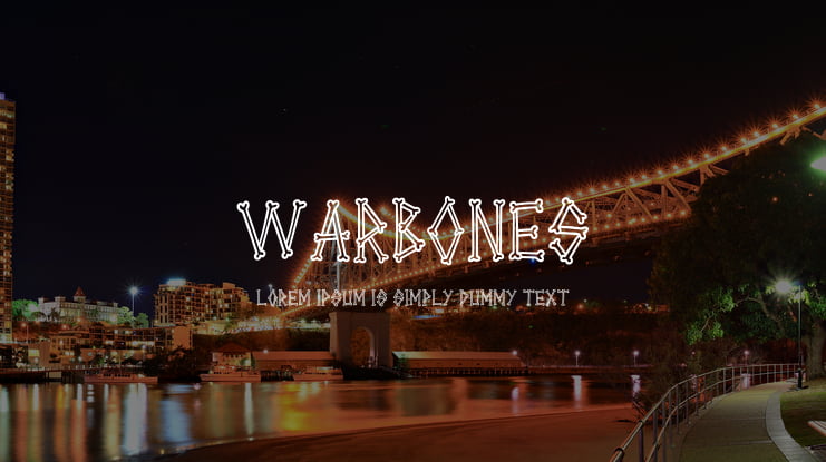 Warbones Font