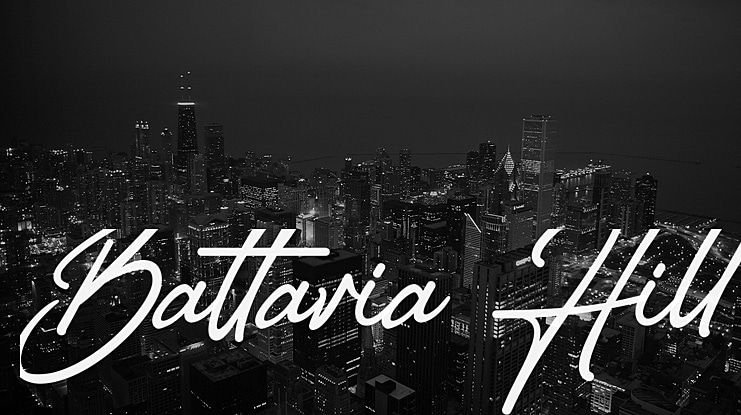 Battavia Hill Font