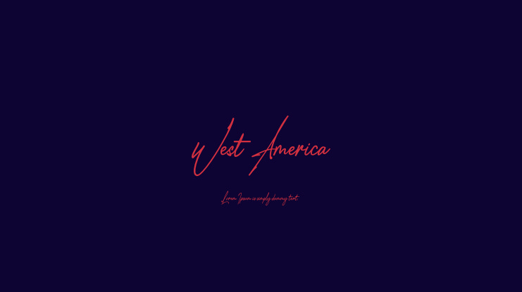 West America Font