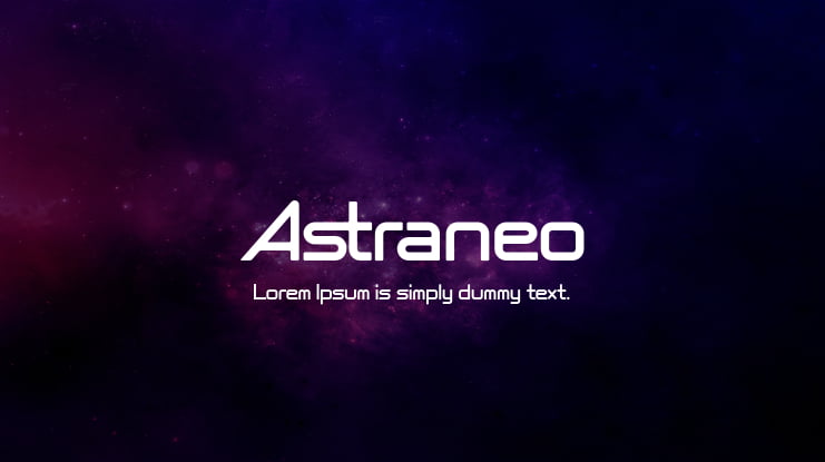 Astraneo Font