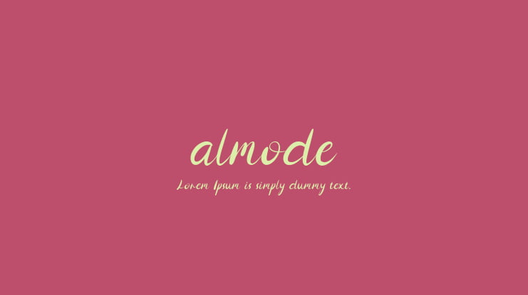 almode Font