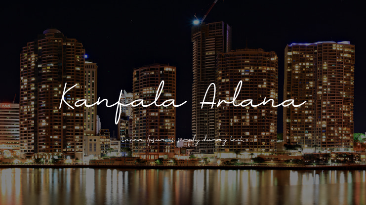 Kanfala Arlana Font
