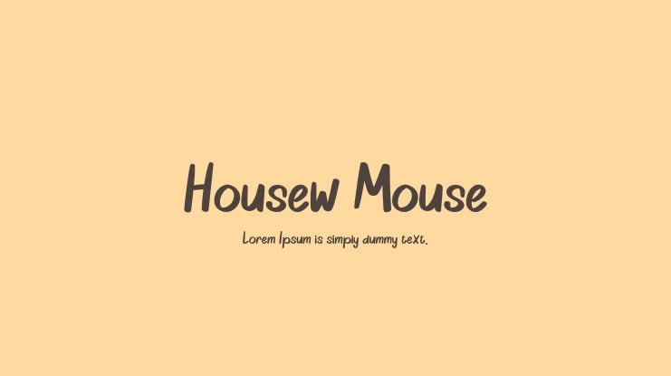 Housew Mouse Font