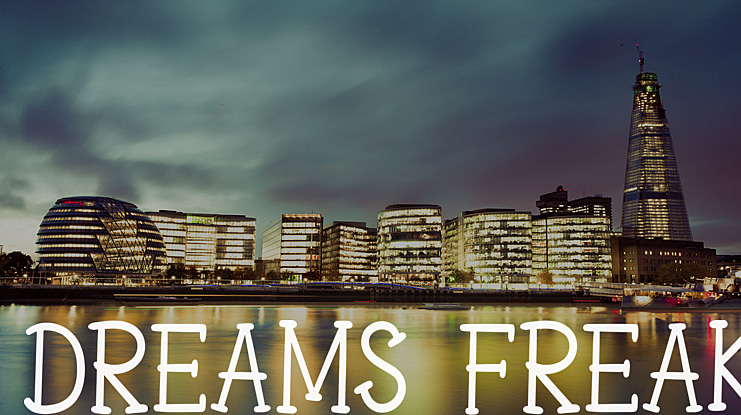 DREAMS FREAK Font