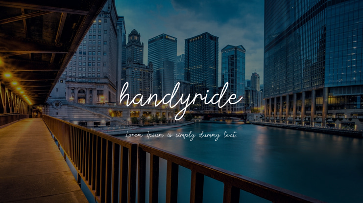 handyride Font