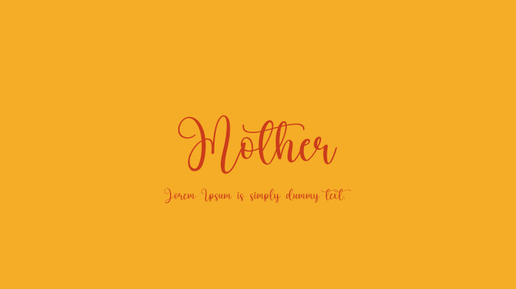 Mother Font