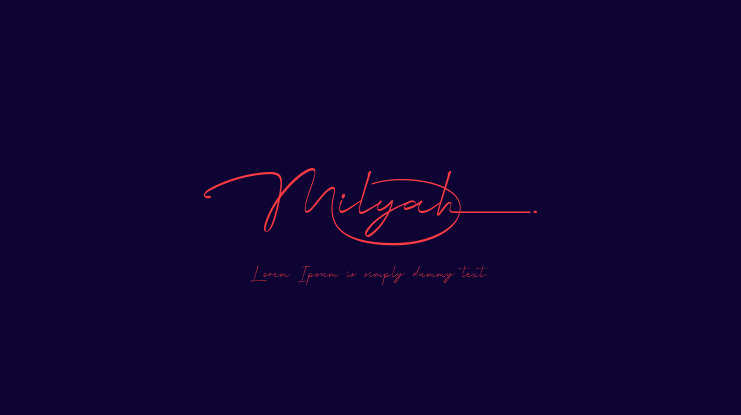 Milyah Font