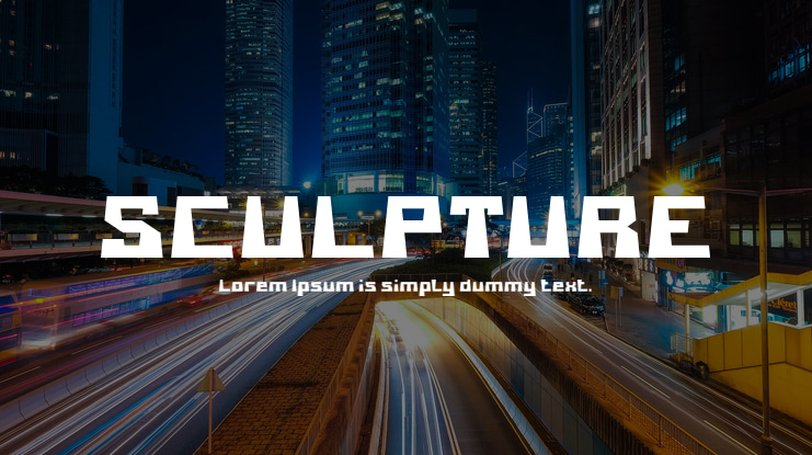 SCULPTURE Font