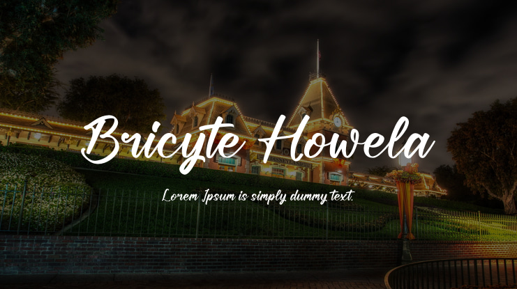 Bricyte Howela Font