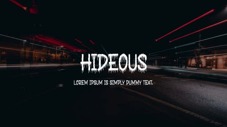 Hideous Font