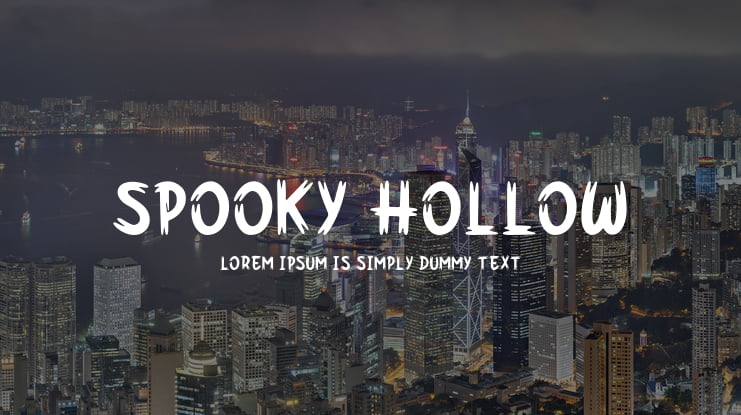 Spooky Hollow Font