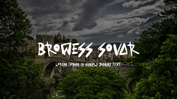 Browess Sovar Font