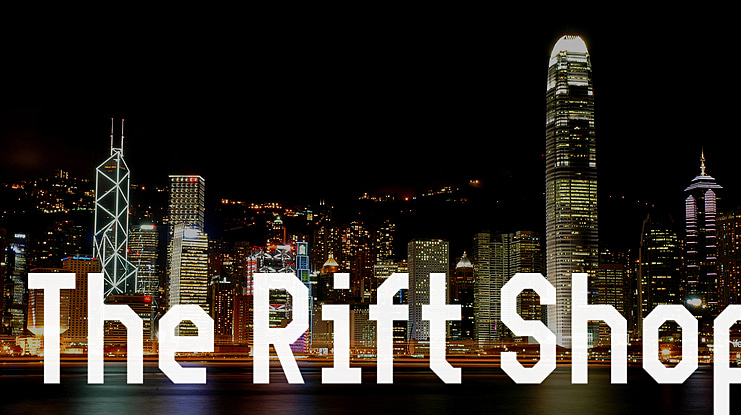 The Rift Shop Font