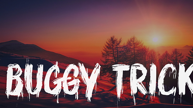 Buggy Trick Font