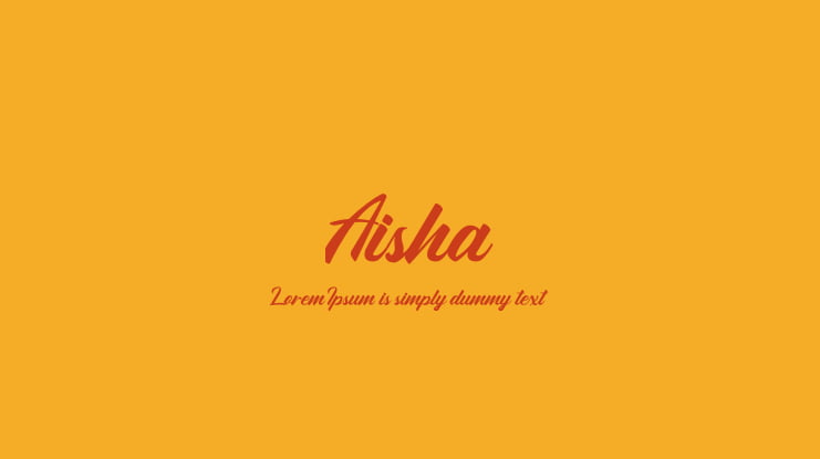 Aisha Font