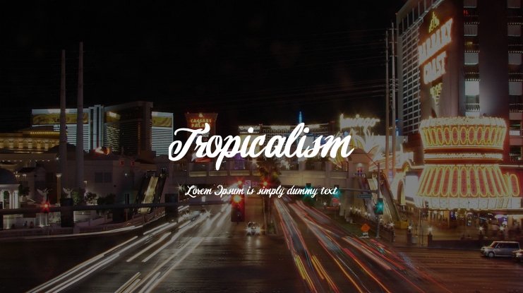 Tropicalism Font