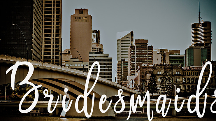 Bridesmaids Font