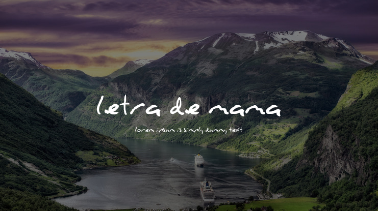 Letra De Mama Font