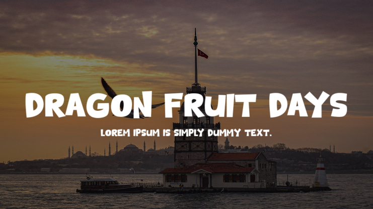 Dragon Fruit Days Font