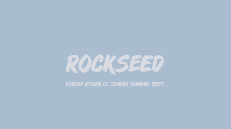 Rockseed Font