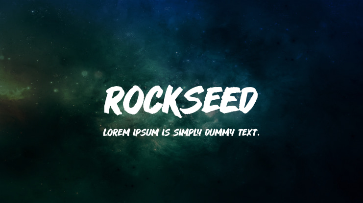 Rockseed Font