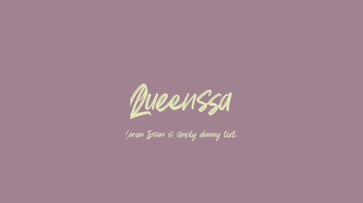 Queenssa Font