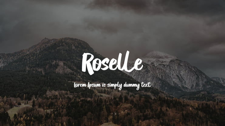 Roselle Font