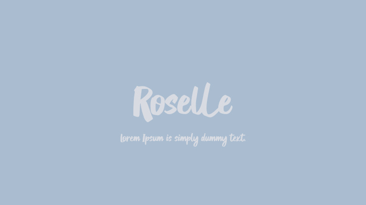 Roselle Font