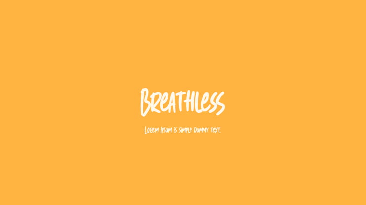 Breathless Font