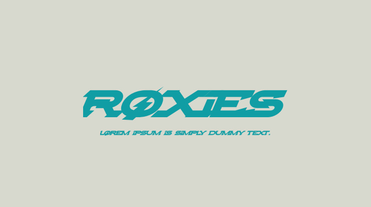 Roxies Font